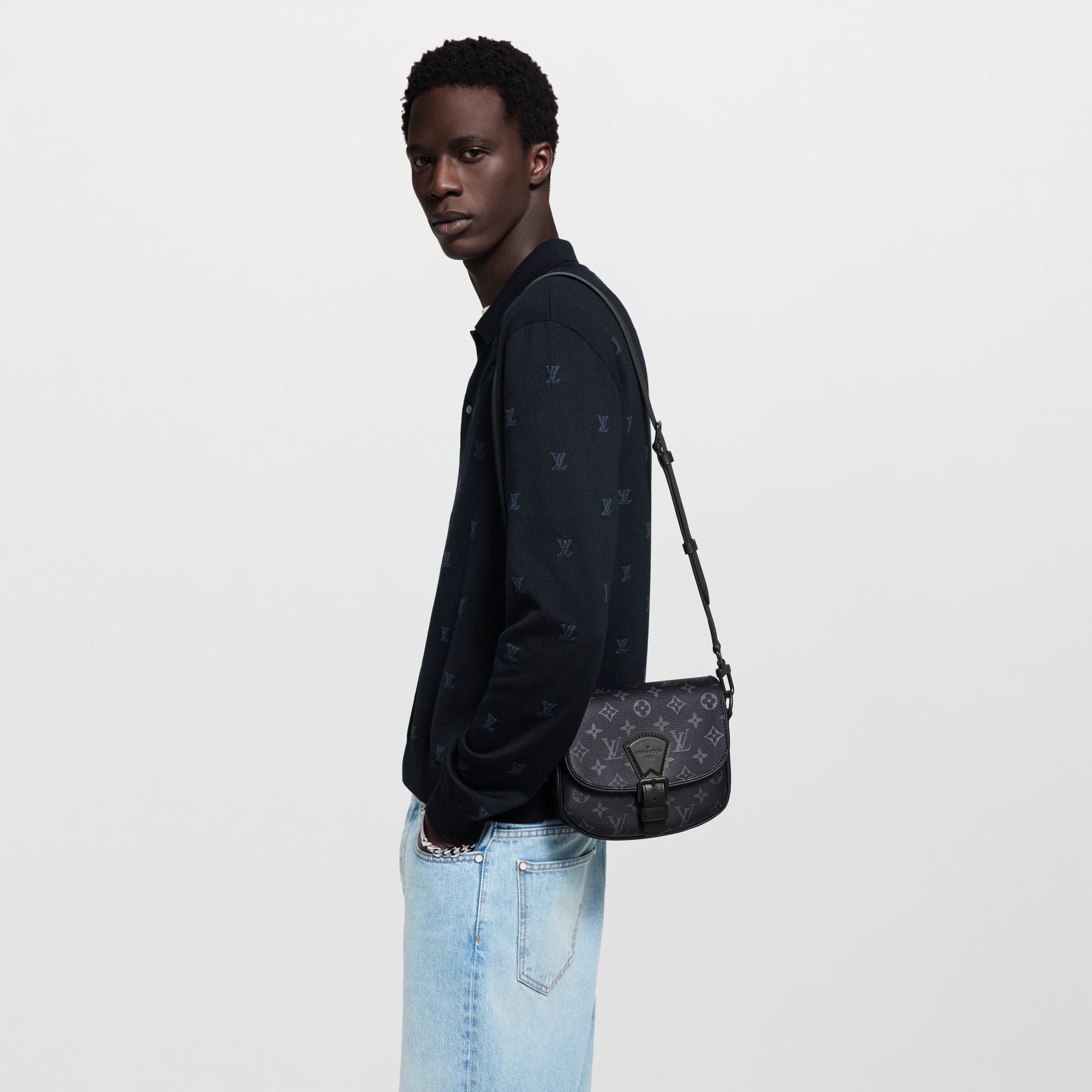 Montsouris Messenger PM Monogram Eclipse - Bags and Small Leather